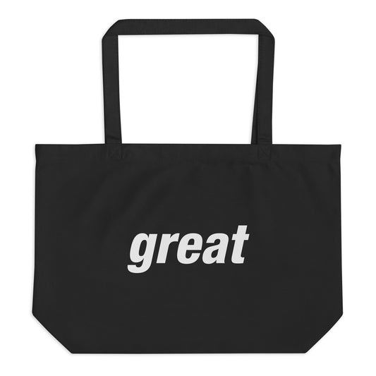 Greatin Large Organic Tote Bag